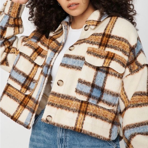 Jasper Cropped Shacket - Picture 1 of 4